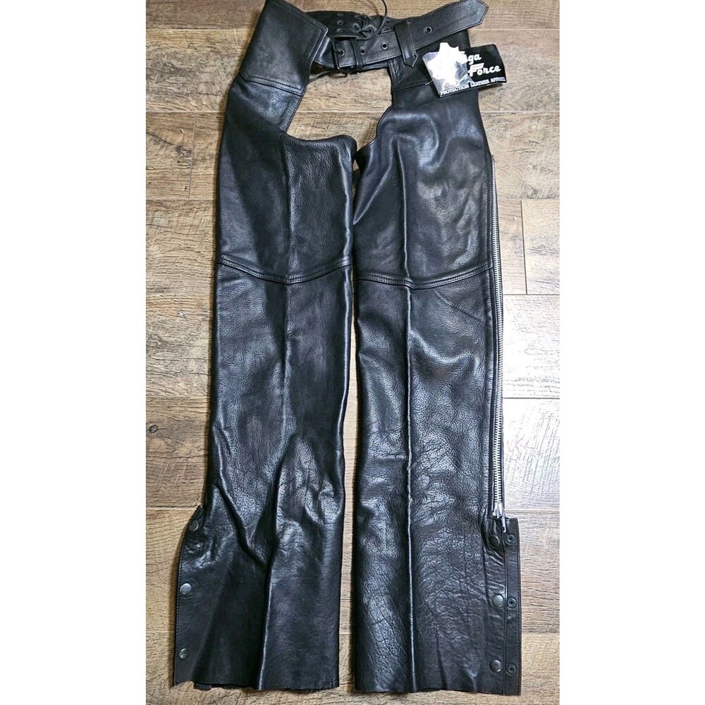Vintage Mega Force Traditional Chaps Small - Genuine Leather